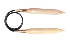Knitter's Pride 40"/100 cm 25.00 mm/US 50 Jumbo Birch Circular